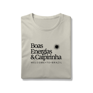 Nome do produto boas energias & caipirinha • camiseta