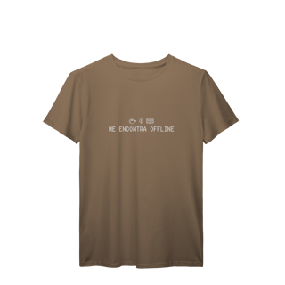 Nome do produto me encontra offline • camiseta