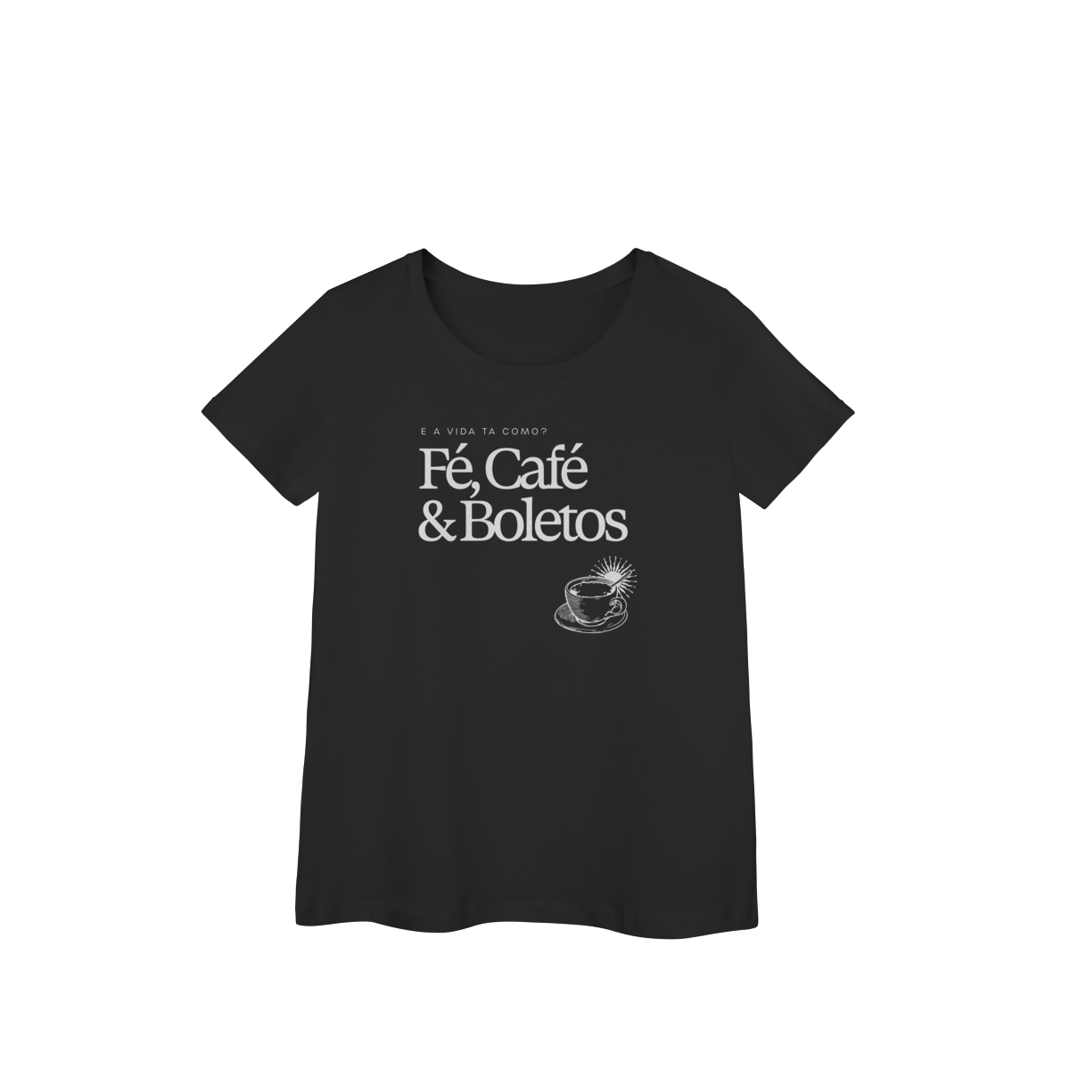 Nome do produto: fé, café & boletos • baby long