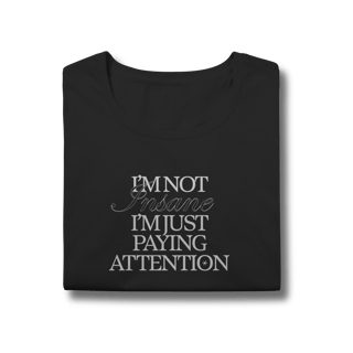 Nome do produto i'm not insane • baby look