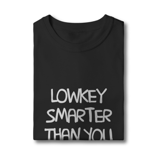Nome do produto lowkey smarter than you • infantil (2 a 8)