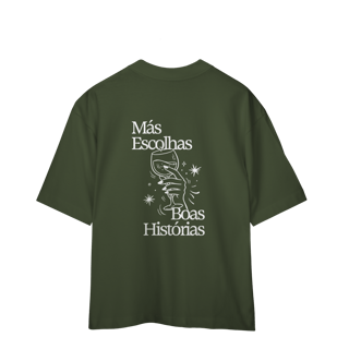 Nome do produto más escolhas, boas histórias • oversized (costas)