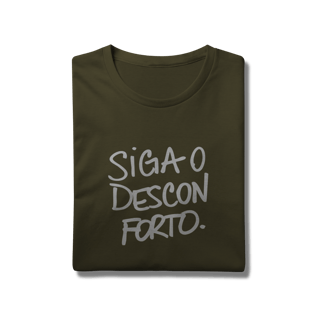 Nome do produto siga o desconforto • camiseta