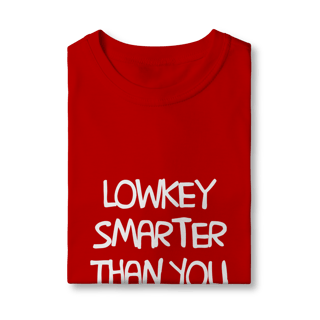 Nome do produto lowkey smarter than you • infantil (2 a 8)