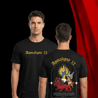 Nome do produtoCamiseta preta Apocalipse 12 - Quality