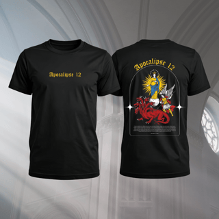 Nome do produtoCamiseta preta Apocalipse 12 - Quality