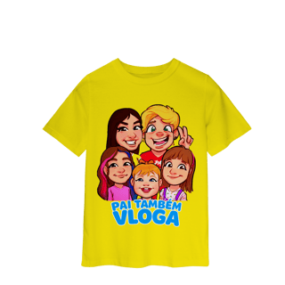 Nome do produto Camiseta Pai Também Vloga INFANTIL - Várias cores