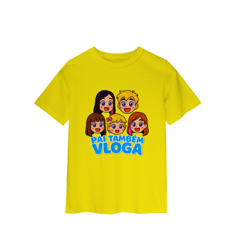 Nome do produto Camiseta INFANTIL Pai Também Vloga Emojis - Várias Cores