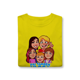 Nome do produto Camiseta ADULTO - Pai Também Vloga (Várias Cores)