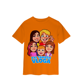 Nome do produto Camiseta Pai Também Vloga INFANTIL - Várias cores