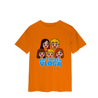 Nome do produto Camiseta INFANTIL Pai Também Vloga Emojis - Várias Cores