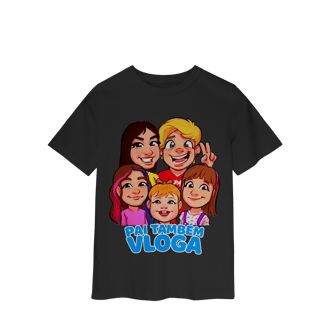 Nome do produto Camiseta Pai Também Vloga INFANTIL - Várias cores