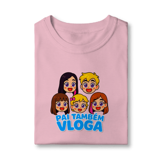 Nome do produto Camiseta INFANTIL Pai Também Vloga Emojis - Várias Cores