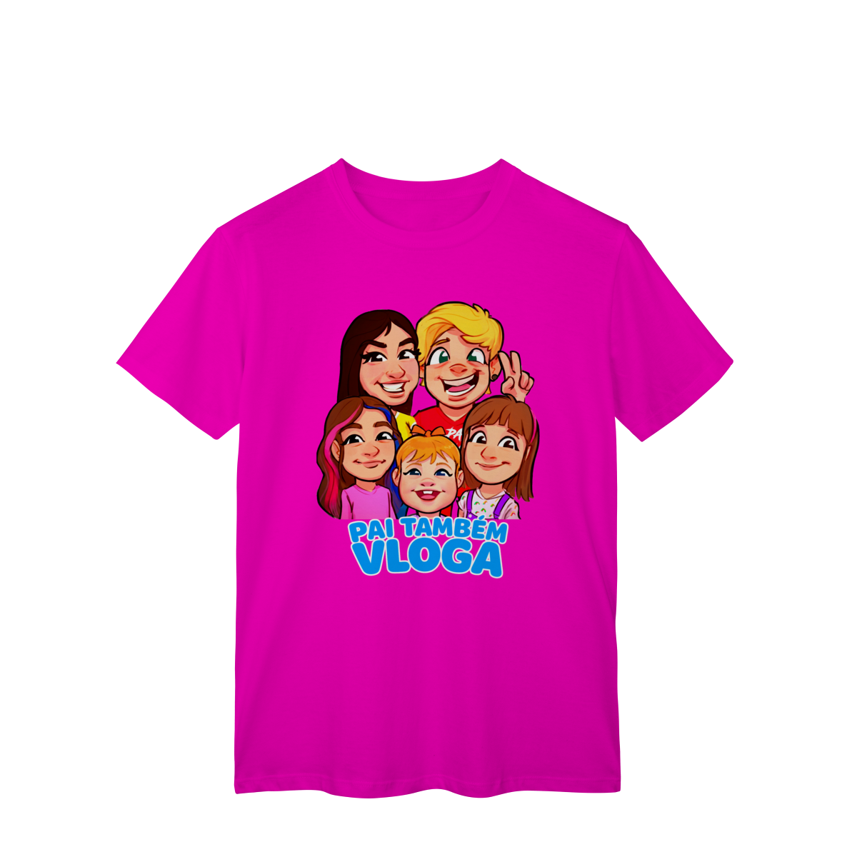 Nome do produto: Camiseta ADULTO - Pai Também Vloga (Várias Cores)