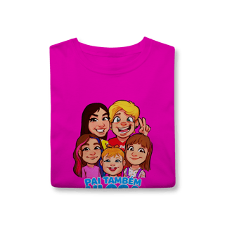 Nome do produto Camiseta ADULTO - Pai Também Vloga (Várias Cores)