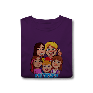 Nome do produto Camiseta ADULTO - Pai Também Vloga (Várias Cores)