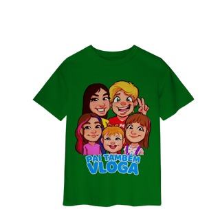Nome do produto Camiseta Pai Também Vloga INFANTIL - Várias cores