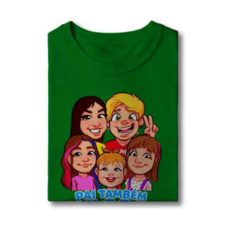 Nome do produto Camiseta Pai Também Vloga INFANTIL - Várias cores