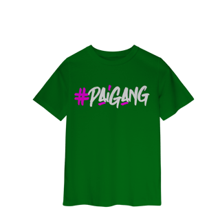 Nome do produto Camiseta #Paigang INFANTIL - Logo Branca e Rosa - Várias Cores
