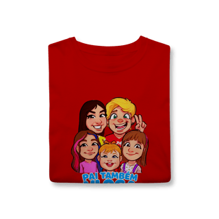 Nome do produto Camiseta ADULTO - Pai Também Vloga (Várias Cores)