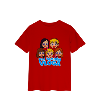 Nome do produto Camiseta INFANTIL Pai Também Vloga Emojis - Várias Cores