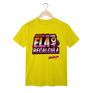 Nome do produto Camiseta Sapatão não erra, ela recalcula