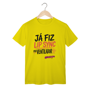 Nome do produto Camiseta Lip Sync pro Ventilador