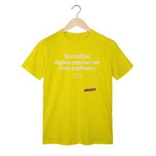 Nome do produto Camiseta Preciso Ver Meu Cachorro