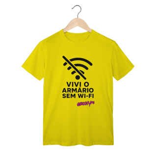 Nome do produto Camiseta Vivi o armário sem wi-fi