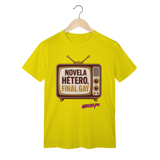 Nome do produto Camiseta Novela hétero, final gay