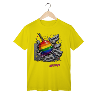 Nome do produto Camiseta Preconceito, LGBTfobia, repressão