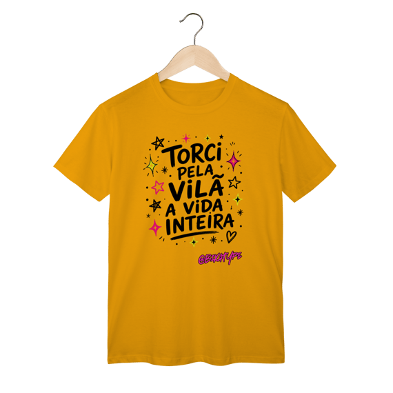 Camiseta Torci pela vilã a vida inteira