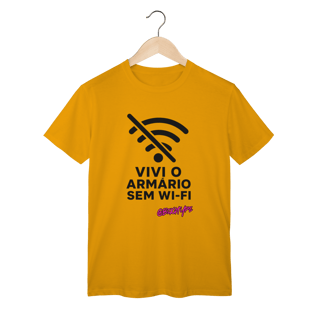 Camiseta Vivi o armário sem wi-fi