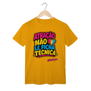 Nome do produto Camiseta Atração Não Lê Ficha Técnica