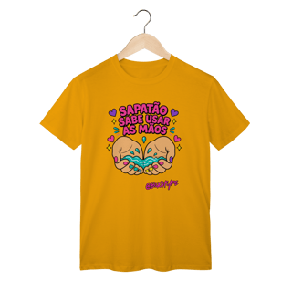 Nome do produto Camiseta Sapatão sabe usar as mãos