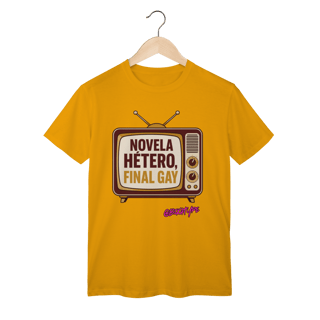Nome do produto Camiseta Novela hétero, final gay