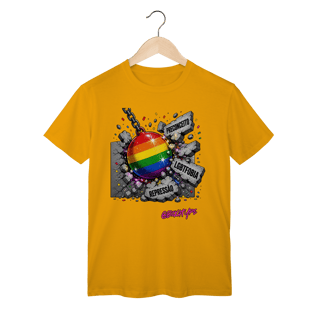 Nome do produto Camiseta Preconceito, LGBTfobia, repressão