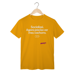Nome do produto Camiseta Preciso Ver Meu Cachorro