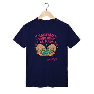 Nome do produto Camiseta Sapatão sabe usar as mãos