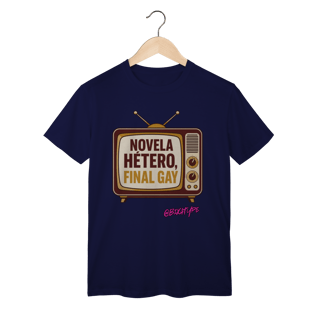 Nome do produto Camiseta Novela hétero, final gay