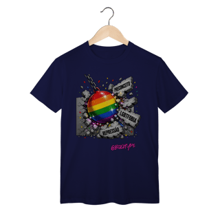 Nome do produto Camiseta Preconceito, LGBTfobia, repressão