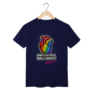 Nome do produto Camiseta Minha existência não é debate