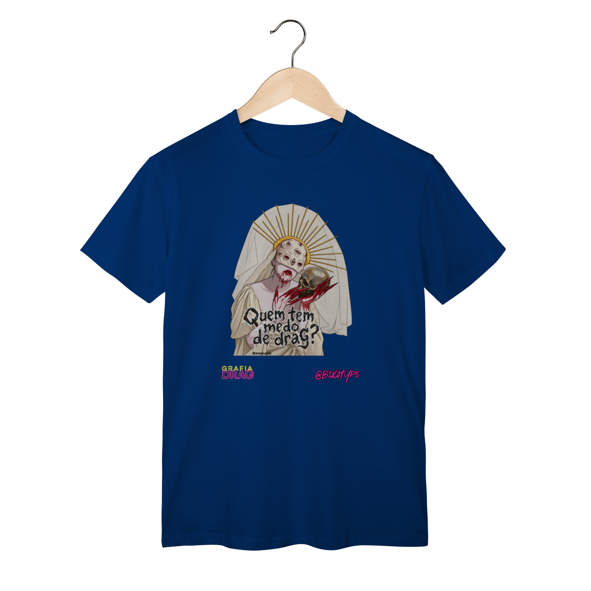 Nome do produto: Camiseta Quem tem medo de drag?