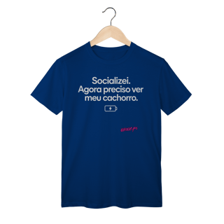 Nome do produto Camiseta Preciso Ver Meu Cachorro