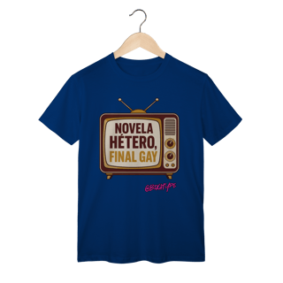 Nome do produto Camiseta Novela hétero, final gay