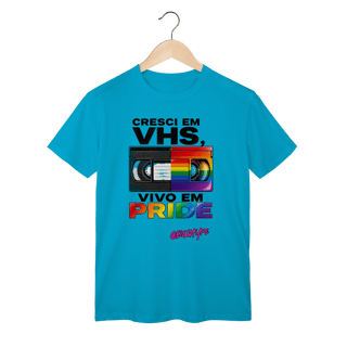 Camiseta Cresci em VHS, vivo em Pride