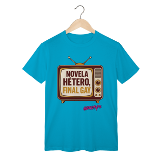 Nome do produto Camiseta Novela hétero, final gay