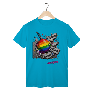 Nome do produto Camiseta Preconceito, LGBTfobia, repressão