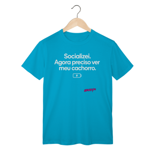 Nome do produto Camiseta Preciso Ver Meu Cachorro