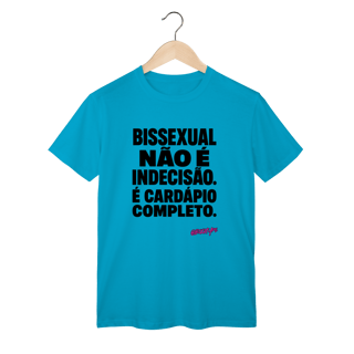 Nome do produto Camiseta Bissexual não é indecisão